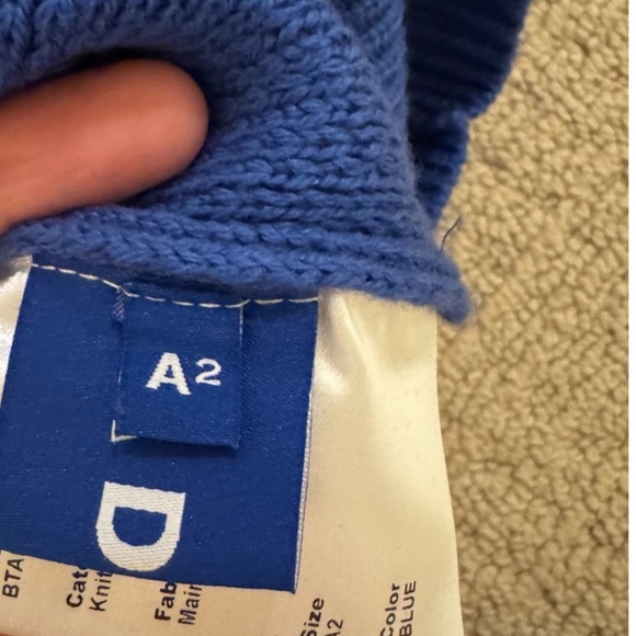 Ader Blue Crewneck Sweater for Men - Picture 5 of 5